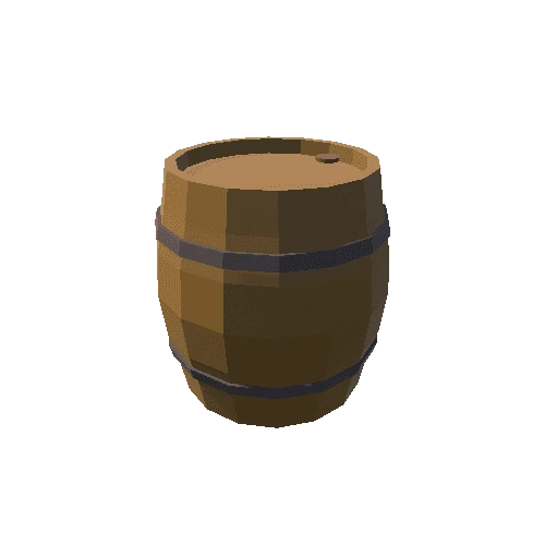 wooden barrel